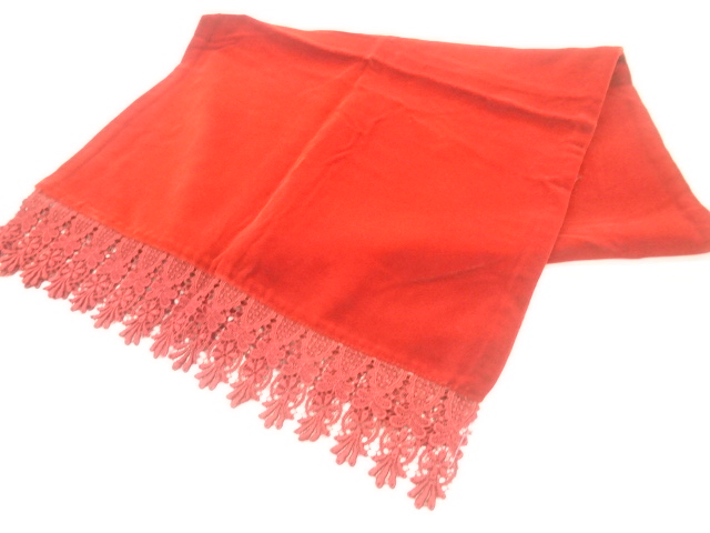 JAPANESE SHAWL / VELVET / LACE / FLOWER